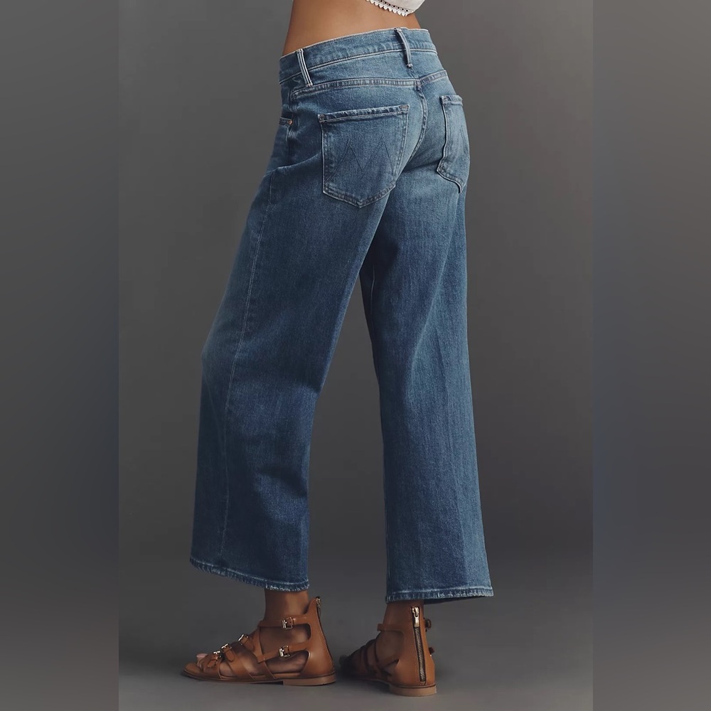 MOTHER The‎ Maven Mid-Rise Wide-Leg Jeans - Picture 5 of 14